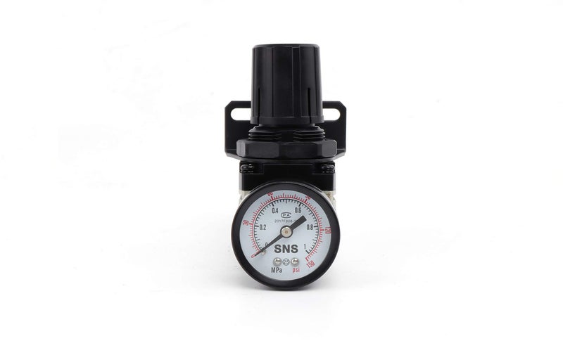 SNS Air Compressor Pressure Regulator With Bracket and Gauge Female Thread 1/4 NPT 0-150 PSI Adjustable AR2000-N02 - Image 2